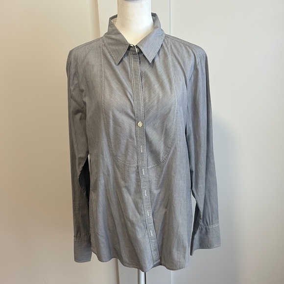 EUC Banana Republic Women’s Stripped Button Down Top - Picture 1 of 5